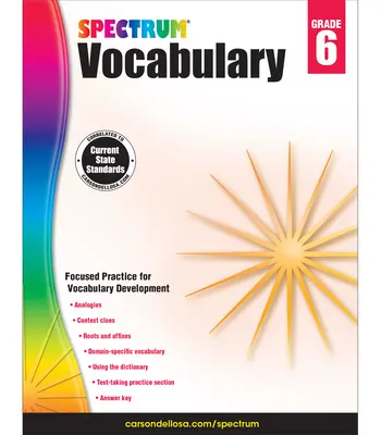 Spektrum Slovní zásoba, 6. třída - Spectrum Vocabulary, Grade 6