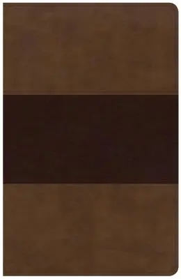 KJV Large Print Personal Size Reference Bible, Sedlově hnědá Leathertouch - KJV Large Print Personal Size Reference Bible, Saddle Brown Leathertouch
