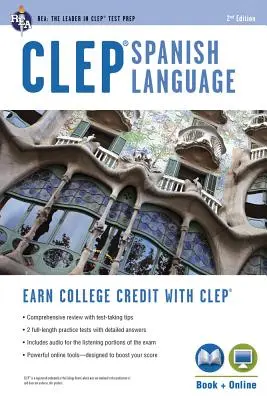 Clep(r) Španělský jazyk Kniha + Online - Clep(r) Spanish Language Book + Online