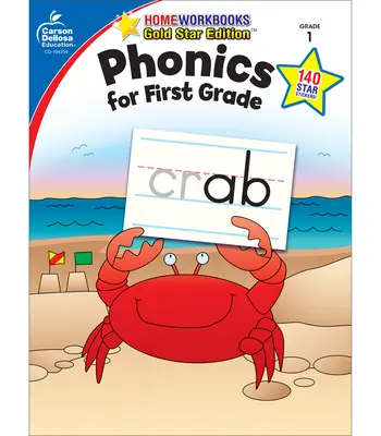 Phonics for First Grade, Grade 1: Gold Star Edition (Fonetika pro 1. třídu) - Phonics for First Grade, Grade 1: Gold Star Edition