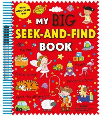 Moje velká kniha hledání a nalezení [s perem na stírání] - My Big Seek-And-Find Book [With Wipe-Clean Pen]