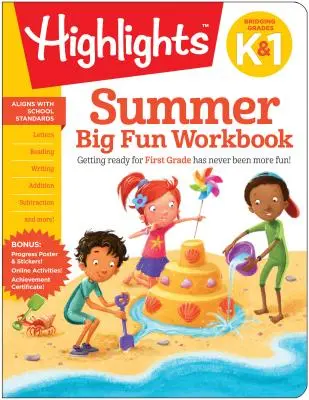 Letní velký zábavný pracovní sešit Přemostění mezi třídami K a 1 - Summer Big Fun Workbook Bridging Grades K & 1