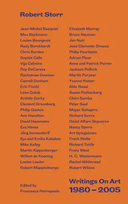 Spisy o umění 1980-2005: Robert Storr - Writings on Art 1980-2005: By Robert Storr