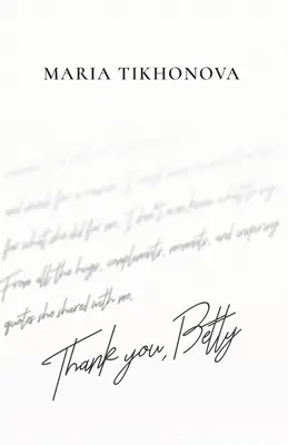 Děkuji, Betty - Thank You, Betty