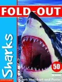 Rozkládací samolepková knížka s plakáty: Žraloci - Fold-Out Poster Sticker Book: Sharks