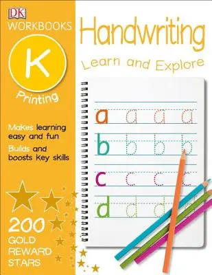 Pracovní sešity DK: Ruční psaní: Předškolák: Tisk: Učíme se a zkoumáme - DK Workbooks: Handwriting: Printing, Kindergarten: Learn and Explore