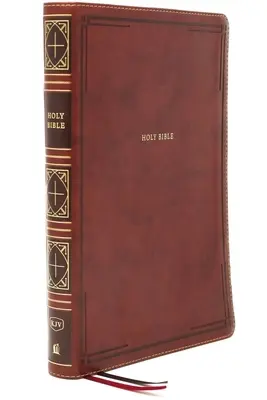 Kjv, Thinline Bible, Giant Print, Leathersoft, Brown, Thumb Indexed, Red Letter Edition, Comfort Print: Bible svatá, verze krále Jakuba - Kjv, Thinline Bible, Giant Print, Leathersoft, Brown, Thumb Indexed, Red Letter Edition, Comfort Print: Holy Bible, King James Version