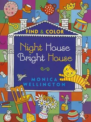 Noční dům Světlý dům: Najít a vybarvit - Night House Bright House: Find & Color