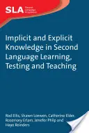 Implicitní a explicitní znalosti v učení, testování a výuce druhého jazyka - Implicit and Explicit Knowledge in Second Language Learning, Testing and Teaching