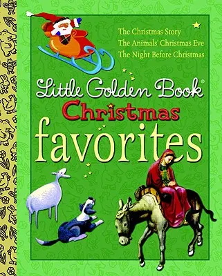 Oblíbené vánoční knihy Malé zlaté knihy - Little Golden Book Christmas Favorites