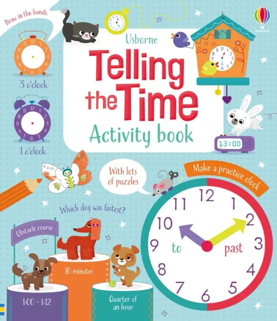 Knížka s aktivitami k určování času - Telling the Time Activity Book