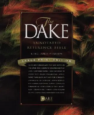 Dake Annotated Reference Bible-KJV-Large Print (Bible s poznámkami) - Dake Annotated Reference Bible-KJV-Large Print