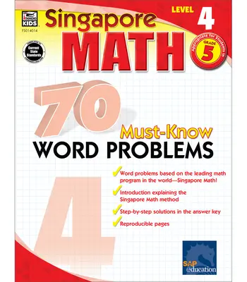 70 slovních úloh, které musíte znát, 5. třída - 70 Must-Know Word Problems, Grade 5
