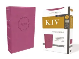 Bible Kjv, tenká linka, kožená měkká, růžová, vydání s červenými písmeny, pohodlný tisk - Kjv, Thinline Bible, Leathersoft, Pink, Red Letter Edition, Comfort Print