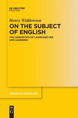 O předmětu angličtina: Lingvistika užívání a výuky jazyka - On the Subject of English: The Linguistics of Language Use and Learning