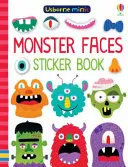 Samolepková knížka Tváře příšer - Monster Faces Sticker Book