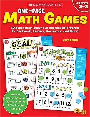 Matematické hry na jedné stránce - One-Page Math Games