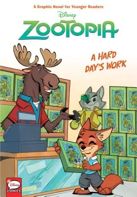 Disney Zootopia: (Grafický román pro mladší čtenáře) - Disney Zootopia: Hard Day's Work (Younger Readers Graphic Novel)