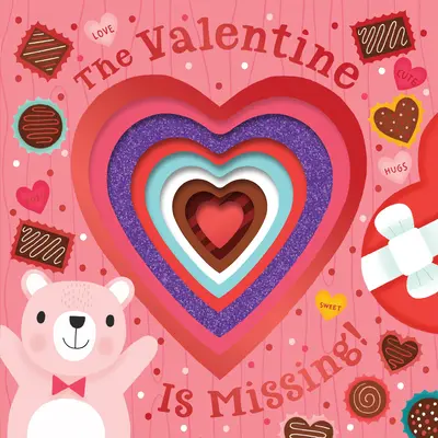 Chybí Valentýn! (Desková kniha s vystřihovánkami) - The Valentine Is Missing! (Board Book with Cut-Out Reveals)