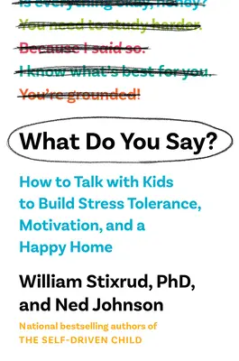 Co říkáte?: Jak mluvit s dětmi, abychom budovali motivaci, toleranci vůči stresu a šťastný domov? - What Do You Say?: How to Talk with Kids to Build Motivation, Stress Tolerance, and a Happy Home