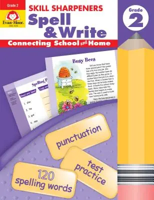 Dovednostní zostřovače Hláskování a psaní, 2. třída - Skill Sharpeners Spell & Write Grade 2