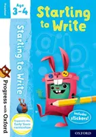 Progress with Oxford: Začínáme psát věk 3-4 - Progress with Oxford: Starting to Write Age 3-4
