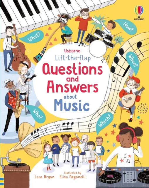 Zvedací klapka Otázky a odpovědi o hudbě - Lift-the-flap Questions and Answers About Music