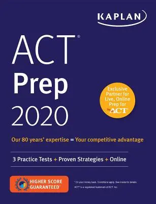 ACT Prep 2020 - 3 cvičné testy + osvědčené strategie + online - ACT Prep 2020 - 3 Practice Tests + Proven Strategies + Online