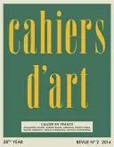 Cahiers d'Art N1, 2015: Calder ve Francii - Cahiers d'Art N1, 2015: Calder in France