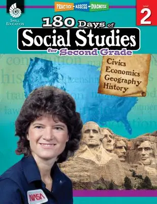 180 dní společenských věd pro 2. stupeň ZŠ: Procvičování, hodnocení, diagnostika - 180 Days of Social Studies for Second Grade: Practice, Assess, Diagnose