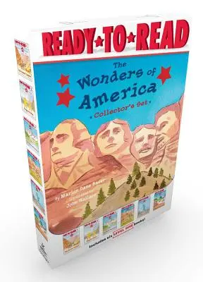 Sběratelská sada Divy Ameriky: Grand Canyon; Niagarské vodopády; Skalisté hory; Mount Rushmore; Socha Svobody; Yellowstone. - The Wonders of America Collector's Set: The Grand Canyon; Niagara Falls; The Rocky Mountains; Mount Rushmore; The Statue of Liberty; Yellowstone