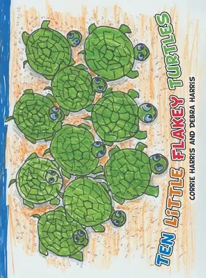 Deset malých želviček - Ten Little Flakey Turtles