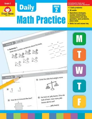 Denní procvičování matematiky, 2. třída - Daily Math Practice, Grade 2