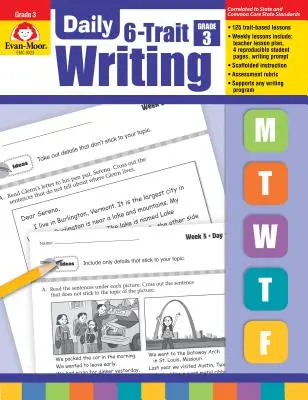 Každodenní psaní se šesti znaky, 3. třída - Daily 6-Trait Writing Grade 3