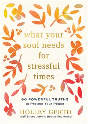 Co vaše duše potřebuje pro období stresu: 60 mocných pravd, které ochrání váš klid a mír. - What Your Soul Needs for Stressful Times: 60 Powerful Truths to Protect Your Peace