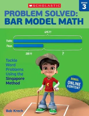 Vyřešený problém: Matematika podle čárového modelu: Třída 3: Řešení slovních úloh pomocí singapurské metody - Problem Solved: Bar Model Math: Grade 3: Tackle Word Problems Using the Singapore Method