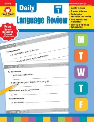 Denní jazykový přehled 1. třída - Daily Language Review Grade 1
