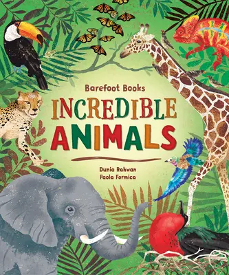 Bosé knihy Neuvěřitelná zvířata - Barefoot Books Incredible Animals