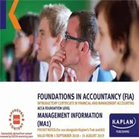 MA1 - MANAŽERSKÉ INFORMACE - KAPESNÍ POZNÁMKY - MA1 - MANAGEMENT INFORMATION - POCKET NOTES