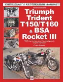 Jak restaurovat Triumph Trident T150/T160 a BSA Rocket III: Barevný ilustrovaný průvodce kompletní renovací krok za krokem - How to Restore Triumph Trident T150/T160 & BSA Rocket III: Your Step-By-Step Colour Illustrated Guide to Complete Restoration