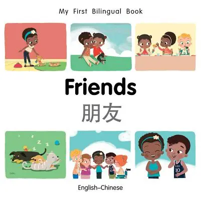 Moje první dvojjazyčná kniha-přátelé (anglicko-čínská) - My First Bilingual Book-Friends (English-Chinese)