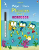Stírací fonetika kniha 1 - Wipe-clean Phonics book 1