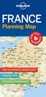 Lonely Planet Francie Plánovací mapa 1 - Lonely Planet France Planning Map 1