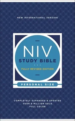 Studijní bible NIV, plně revidované vydání, osobní velikost, tvrdá vazba, červené písmo, pohodlný tisk - NIV Study Bible, Fully Revised Edition, Personal Size, Hardcover, Red Letter, Comfort Print