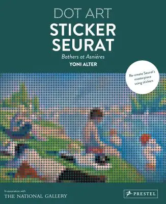 Samolepky Seurat: Koupající se v Asnieres Dot Art - Sticker Seurat: Bathers at Asnieres Dot Art