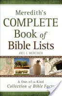 Meredithova kompletní kniha biblických seznamů: Jedinečná sbírka biblických faktů - Meredith's Complete Book of Bible Lists: A One-Of-A-Kind Collection of Bible Facts