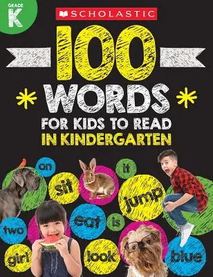 100 slovíček pro děti do mateřské školy Pracovní sešit - 100 Words for Kids to Read in Kindergarten Workbook