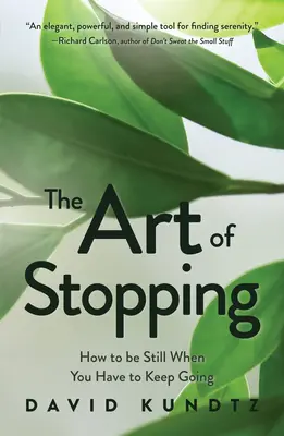 Umění zastavit se: Jak se zastavit, když musíte jít dál (Mindfulness Meditation): Jak se zastavit, když musíte jít dál (Mindfulness Meditation) - The Art of Stopping: How to Be Still When You Have to Keep Going (Mindfulness Meditation)