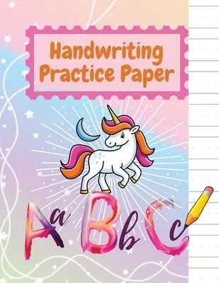 Rozkošný papír na psaní do mateřské školy s linkami pro děti ABC Sešit s tečkovanými linkovanými listy pro žáky K-3. - Adorable Kindergarten writing paper with lines for ABC kids Notebook with Dotted Lined Sheets for K-3 Students