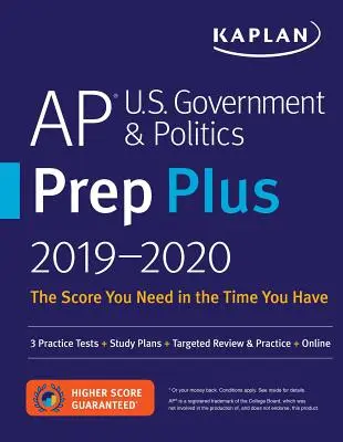 AP U.S. Government & Politics Prep Plus 2019-2020: 3 cvičné testy + studijní plány + cílený přehled a procvičování + online - AP U.S. Government & Politics Prep Plus 2019-2020: 3 Practice Tests + Study Plans + Targeted Review & Practice + Online
